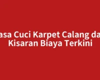 Jasa Cuci Karpet Calang dan Kisaran Biaya Terkini