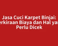 Jasa Cuci Karpet Binjai: Perkiraan Biaya dan Hal yang Perlu Dicek