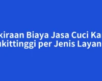 Perkiraan Biaya Jasa Cuci Karpet Bukittinggi per Jenis Layanan