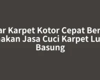 Agar Karpet Kotor Cepat Bersih Gunakan Jasa Cuci Karpet Lubuk Basung