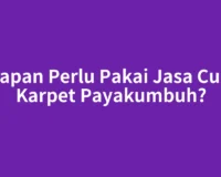 Kapan Perlu Pakai Jasa Cuci Karpet Payakumbuh?