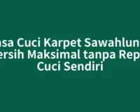Jasa Cuci Karpet Sawahlunto Bersih Maksimal tanpa Repot Cuci Sendiri