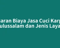 Kisaran Biaya Jasa Cuci Karpet Subulussalam dan Jenis Layanan