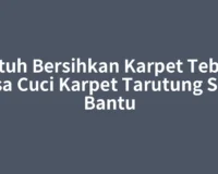 Butuh Bersihkan Karpet Tebal? Jasa Cuci Karpet Tarutung Siap Bantu