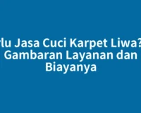 Perlu Jasa Cuci Karpet Liwa? Ini Gambaran Layanan dan Biayanya